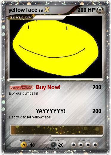 Pokemon yellow face