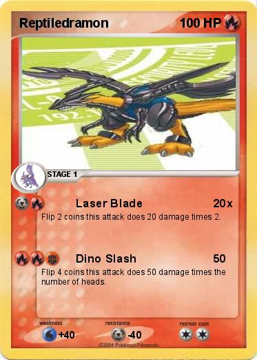 Pokemon Reptiledramon