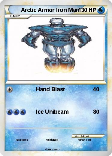 Pokemon Arctic Armor Iron Man