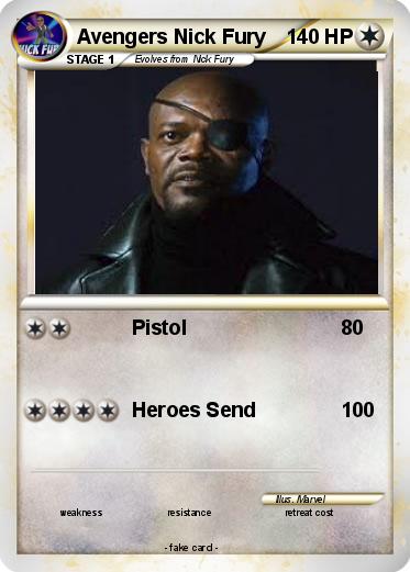 Pokemon Avengers Nick Fury