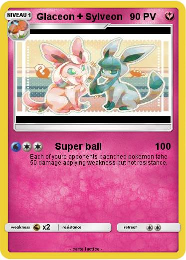 Pokemon Glaceon + Sylveon
