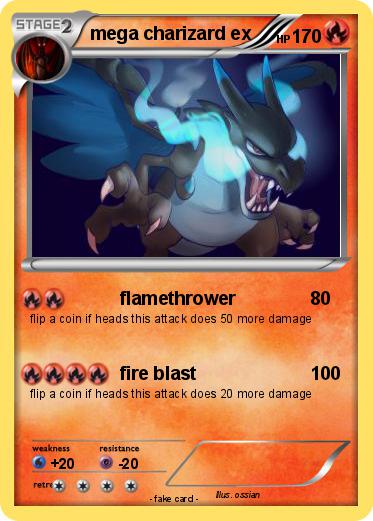 Pokemon mega charizard ex