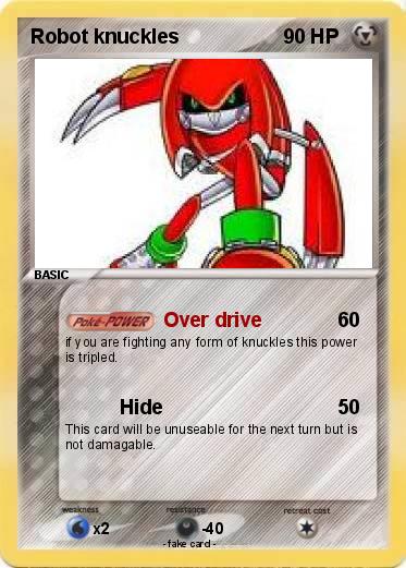 Pokemon Robot knuckles