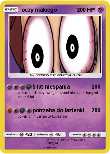 Pokemon oczy makiego