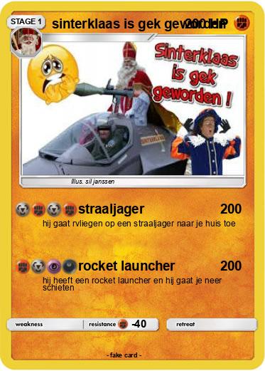 Pokemon sinterklaas is gek geworden