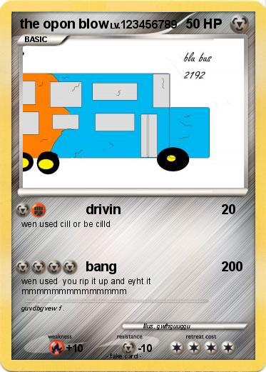 Pokemon the opon blow