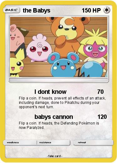 Pokemon the Babys