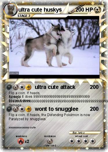 Pokemon ultra cute huskys