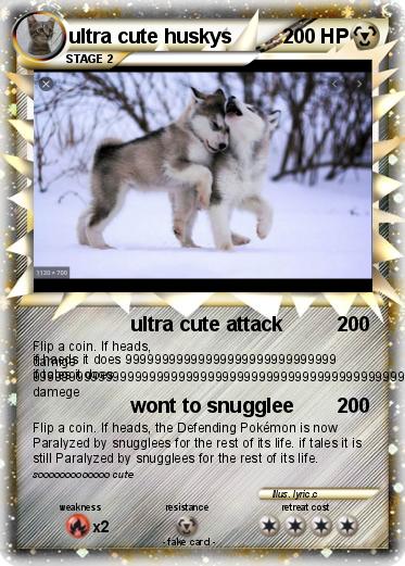 Pokemon ultra cute huskys