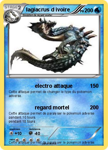 Pokemon lagiacrus d ivoire