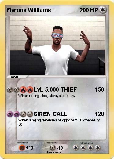 Pokemon Flyrone Williams