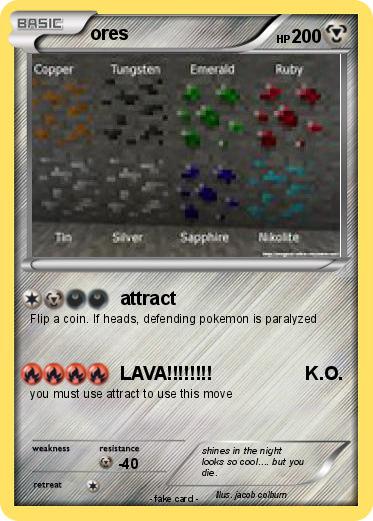 Pokemon ores