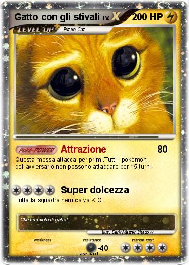 Pokemon Gatto con gli stivali