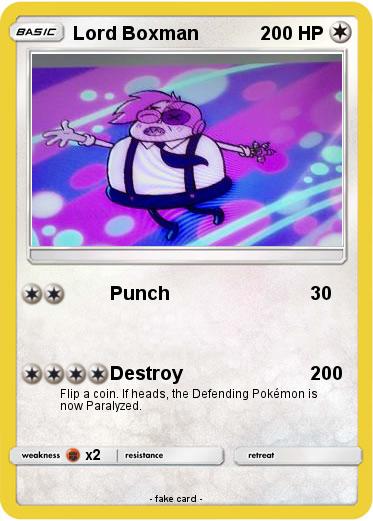 Pokemon Lord Boxman