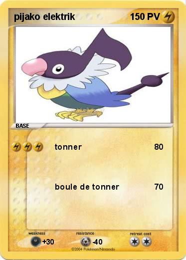 Pokemon pijako elektrik