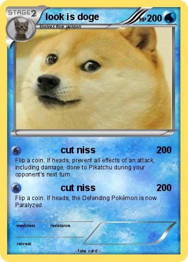 Pokemon look is doge