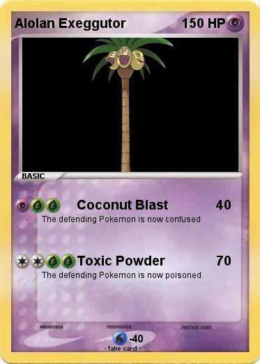 Pokemon Alolan Exeggutor