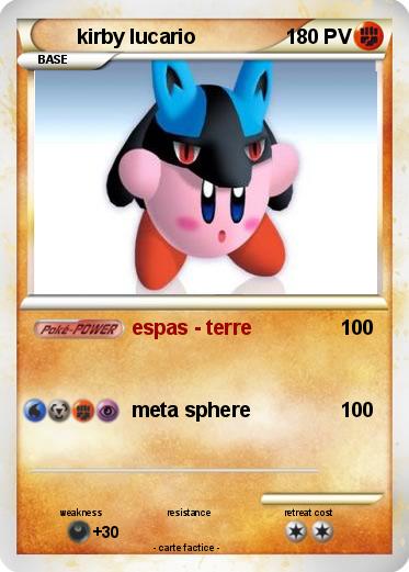 Pokemon kirby lucario