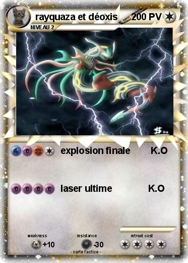 Pokemon rayquaza et déoxis