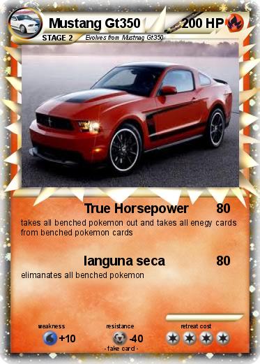 Pokemon Mustang Gt350