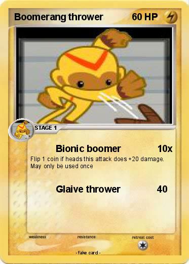 Pokemon Boomerang thrower