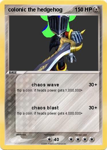 Pokemon colonic the hedgehog