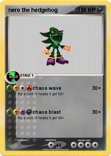 Pokemon nero the hedgehog