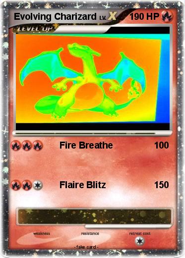 Pokemon Evolving Charizard
