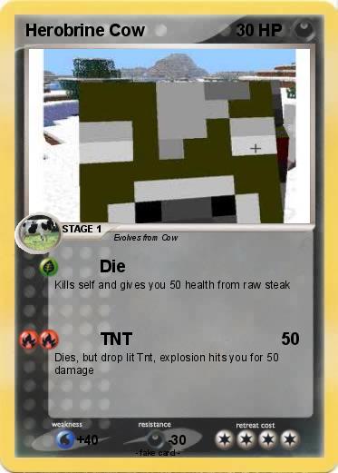 Pokemon Herobrine Cow