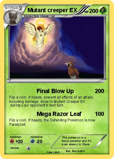 Pokemon Mutant creeper EX