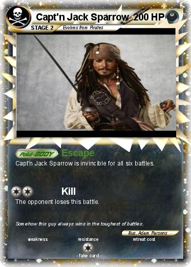Pokemon Capt'n Jack Sparrow