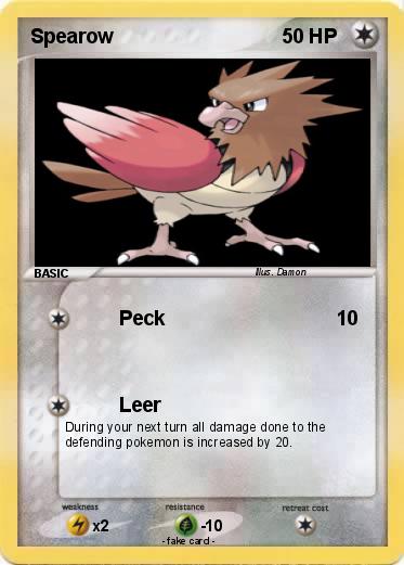 Pokemon Spearow