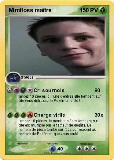 Pokemon Mimitoss maître