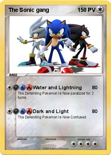 Pokemon The Sonic gang