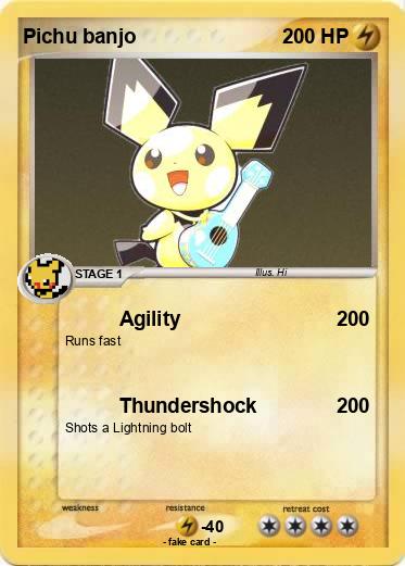 Pokemon Pichu banjo