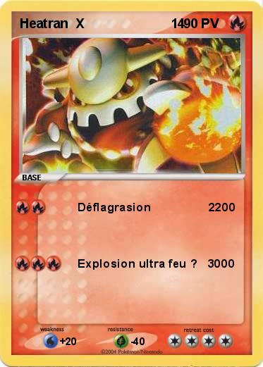 Pokemon Heatran  X                        14