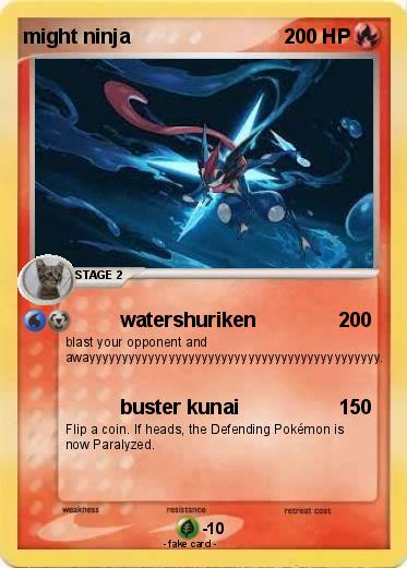 Pokemon might ninja