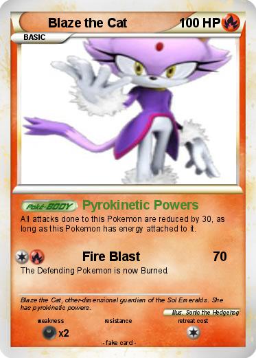 Pokemon Blaze the Cat