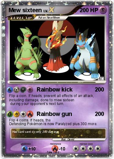Pokemon Mew sixteen