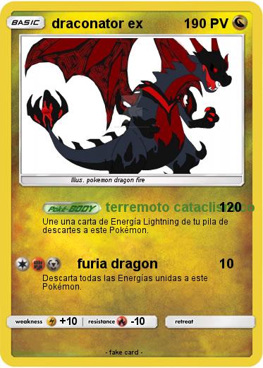 Pokemon draconator ex