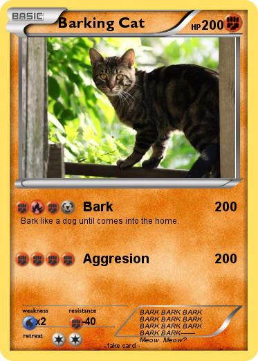 Pokemon Barking Cat
