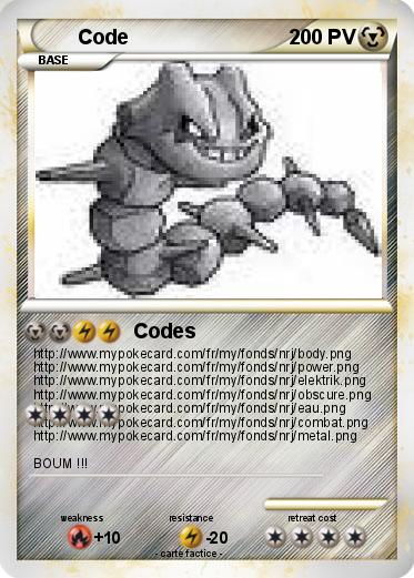 Pokemon Code