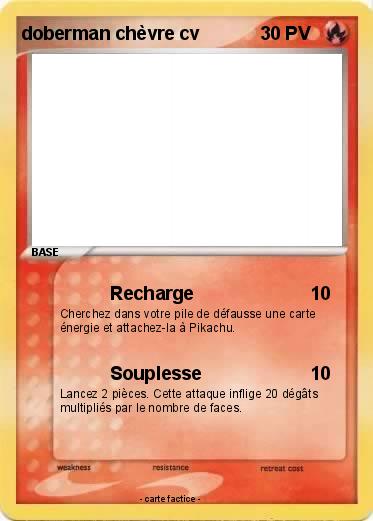 Pokemon doberman chèvre cv
