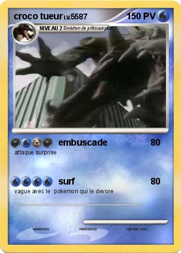 Pokemon croco tueur