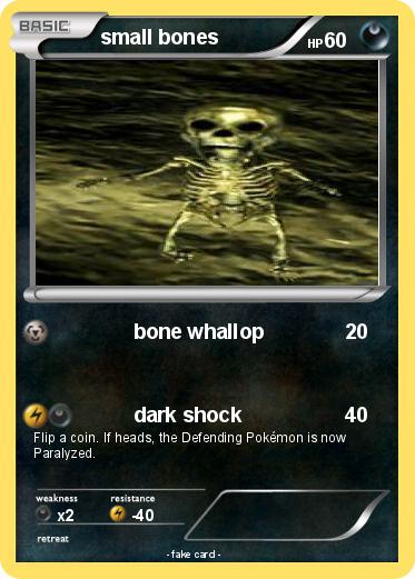 Pokemon small bones