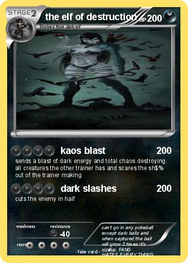 Pokemon the elf of destruction