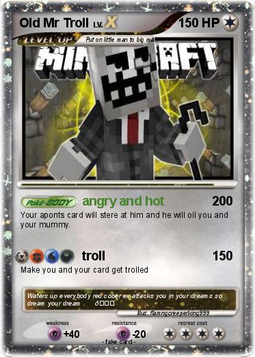 Pokemon Old Mr Troll