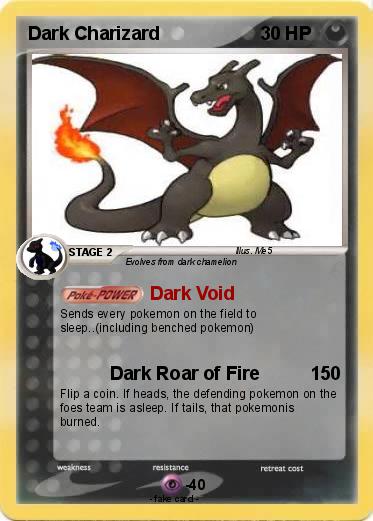 Pokemon Dark Charizard