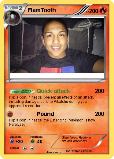 Pokemon FlamTooth