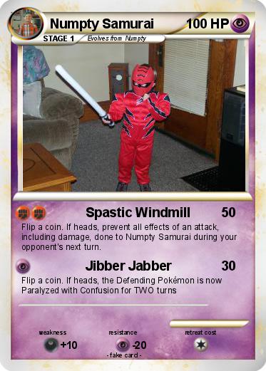 Pokemon Numpty Samurai